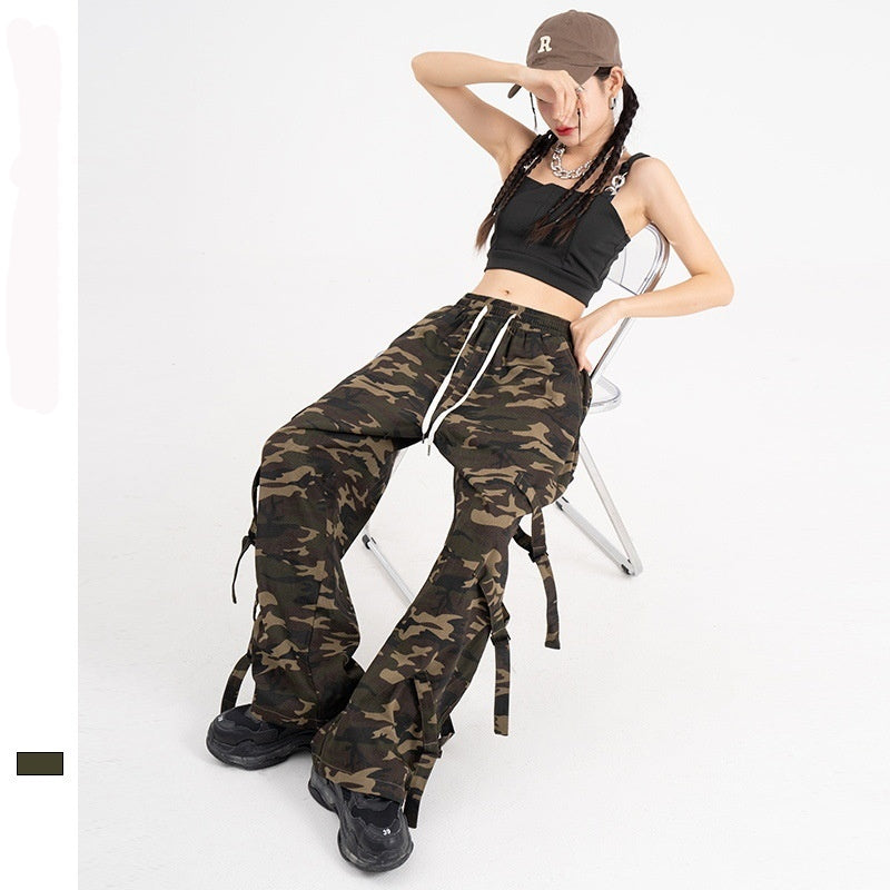 Pantalon Cargo de Camouflage américain rétro