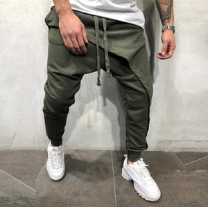 Pantalon de jogging superposé pour hommes