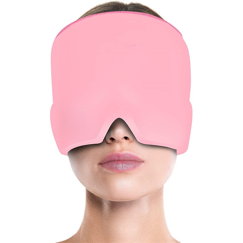 Masque pour les yeux contre la migraine, compresse glacée, soulagement des maux de tête, thérapie par le froid