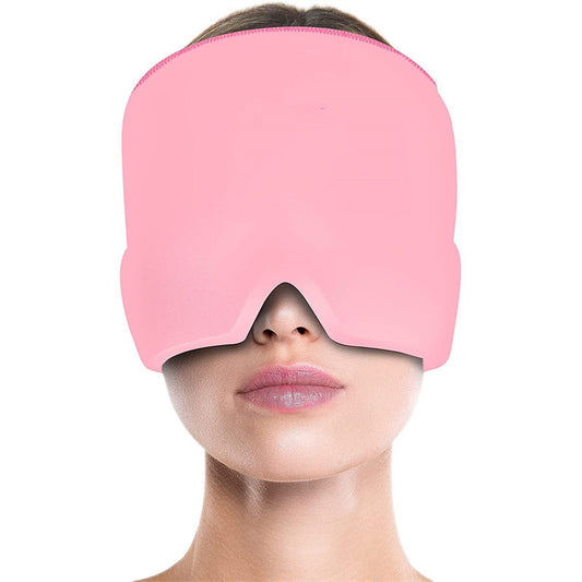 Masque pour les yeux contre la migraine, compresse glacée, soulagement des maux de tête, thérapie par le froid