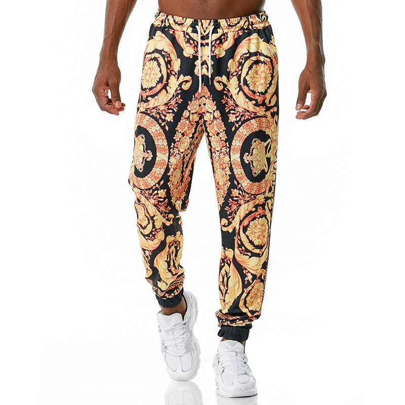 Pantalon de jogging imprimé pantalon décontracté