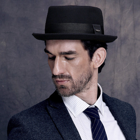 Chapeaux pour hommes style coréen laine chaude