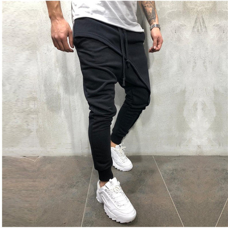 Pantalon de jogging Hip Hop Slim  décontracté avec cordon de serrage pour hommes