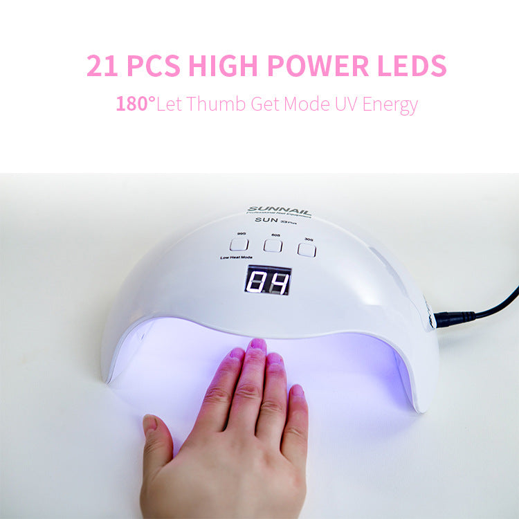 Sèche-vernis à ongles à induction avec lampe LED (photothérapie des ongles)