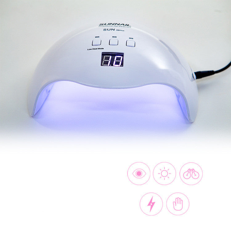 Sèche-vernis à ongles à induction avec lampe LED (photothérapie des ongles)