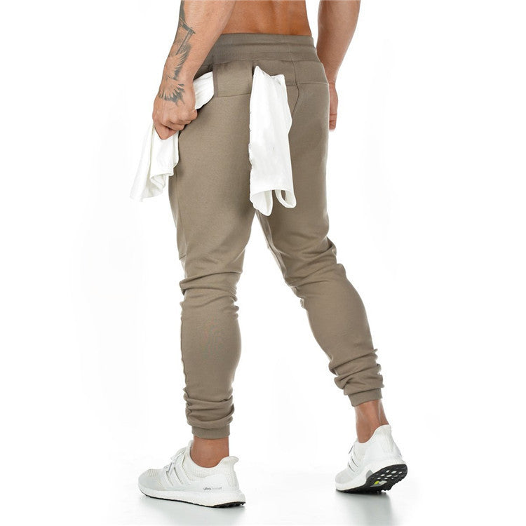 Pantalon de sport pour hommes, serviette suspendue,