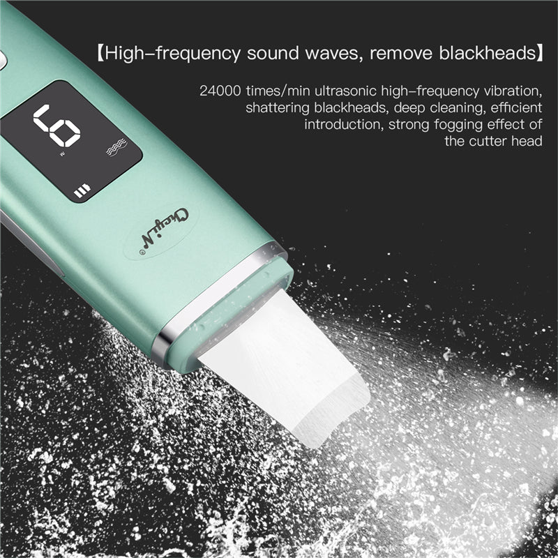 Aspirateur électrique à ultrasons pour peaux mortes, nettoyeur de points noirs,