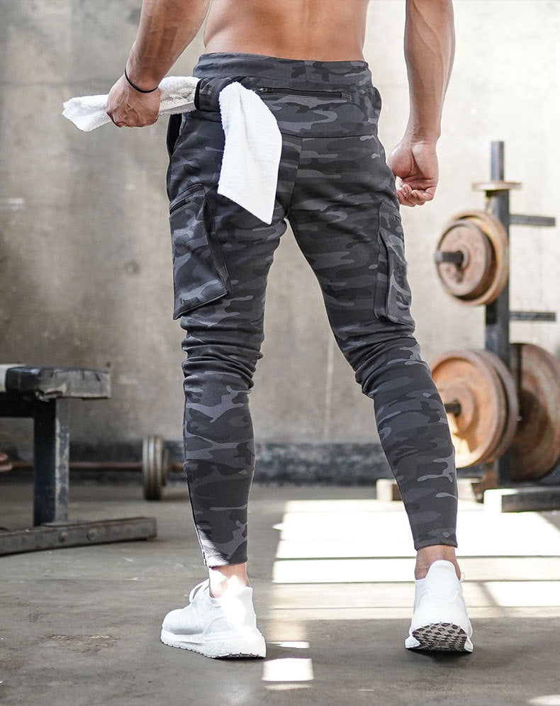 Pantalon de sport pour hommes, serviette suspendue,