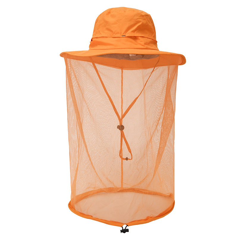 Chapeau anti-moustique et de protection solaire UV