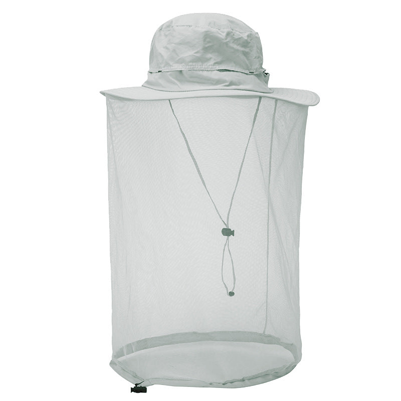 Chapeau anti-moustique et de protection solaire UV