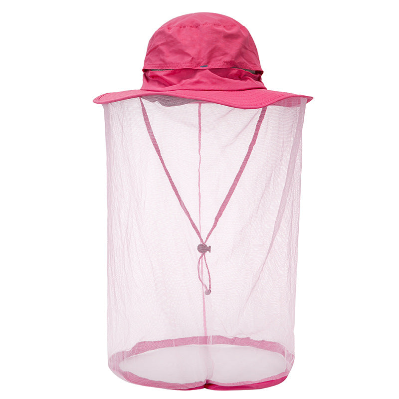 Chapeau anti-moustique et de protection solaire UV