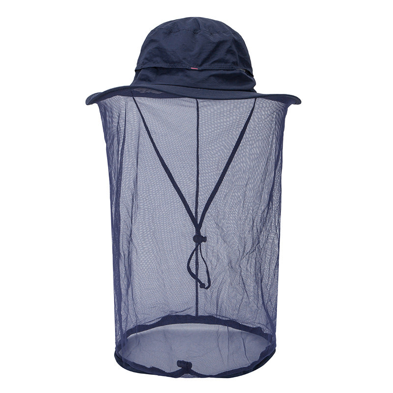 Chapeau anti-moustique et de protection solaire UV