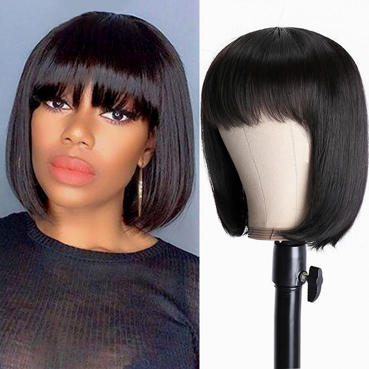 Perruques de cheveux humains pleine machine "Unice Hair" pour femmes noires