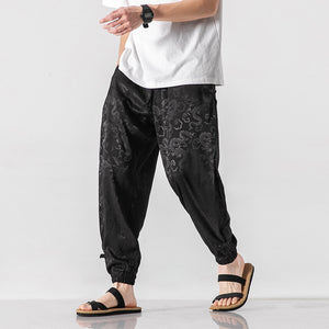 Pantalon décontracté de Style chinois pour hommes, nouveau Style d'été