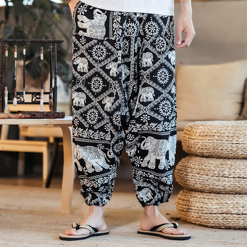 Pantalon Capris homme imprimé