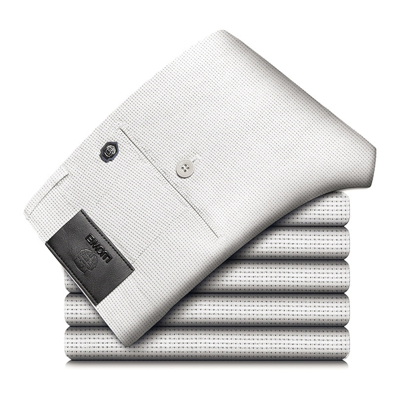 Pantalon crayon stretch à carreaux Fin et slim pour homme