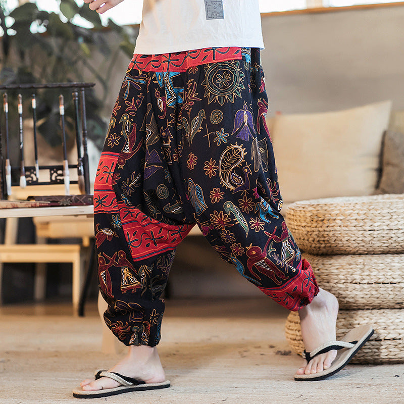 Pantalon Capris homme imprimé