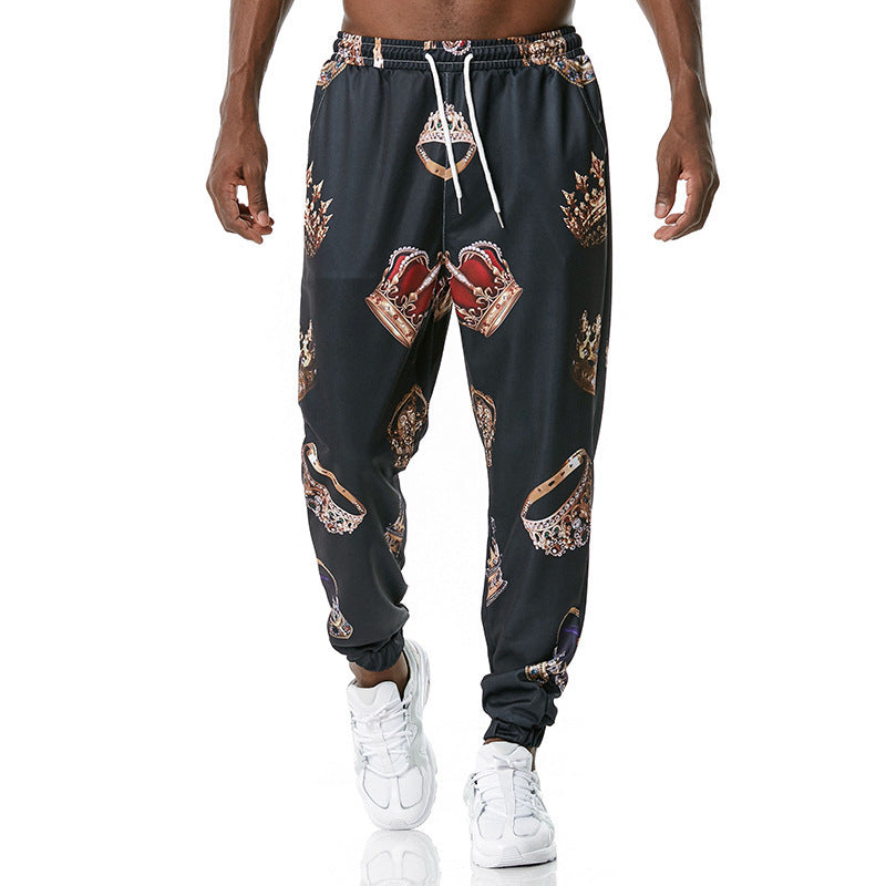 Pantalon de jogging imprimé pantalon décontracté