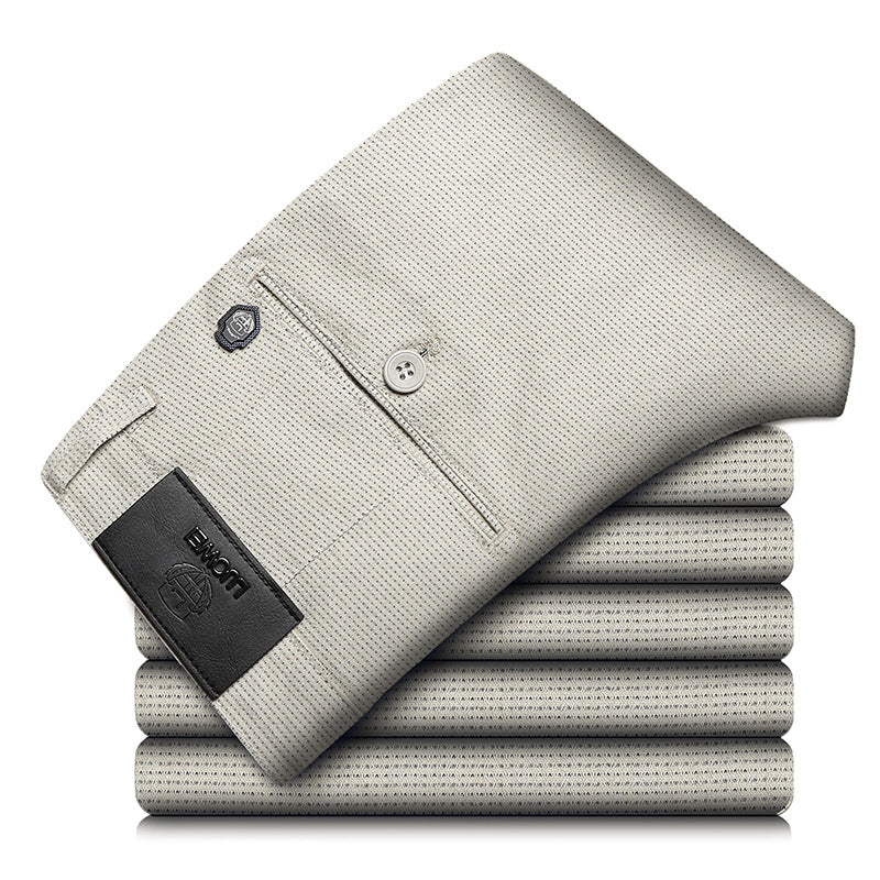 Pantalon crayon stretch à carreaux Fin et slim pour homme