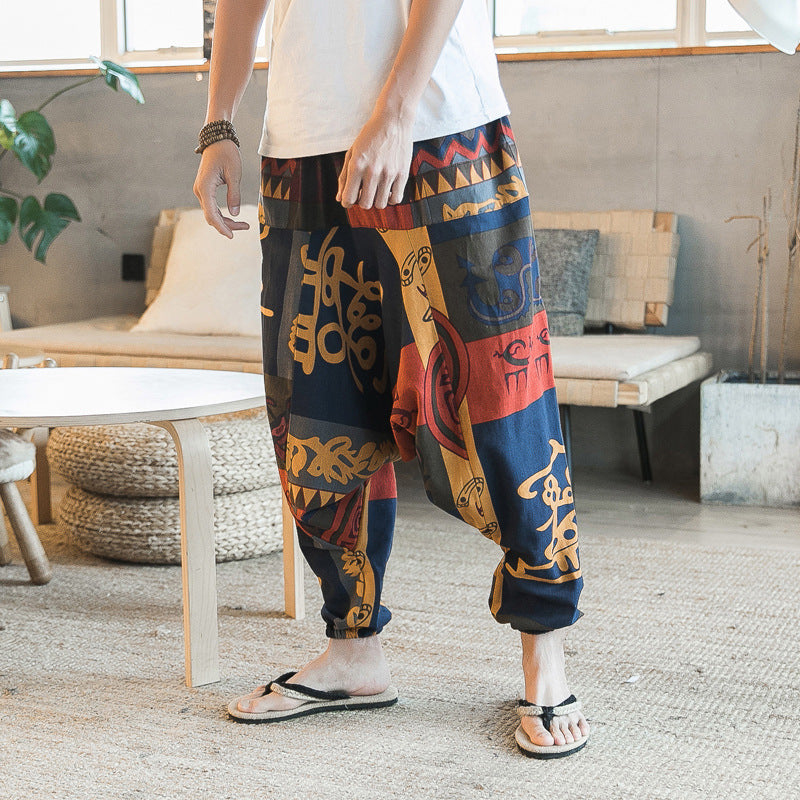Pantalon Capris homme imprimé