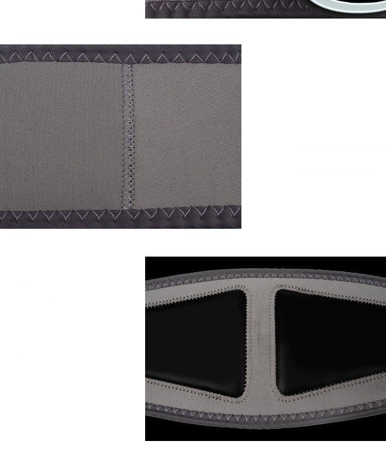 Ceinture de massage sans fil avec coussin chauffant pour massages à impulsions.