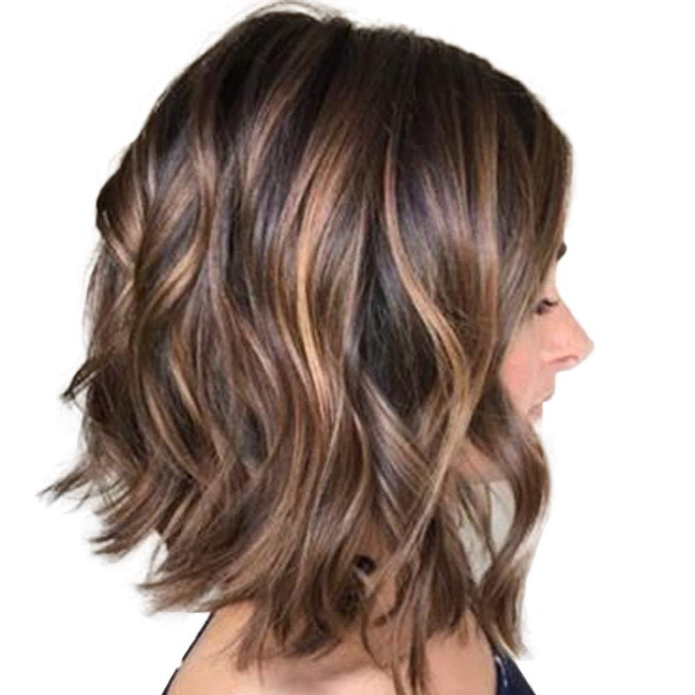 Perruque femme cheveux courts et bouclés