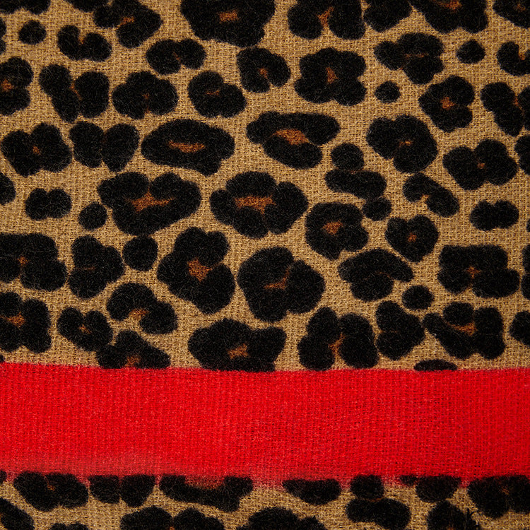 Écharpe d'hiver pour femme - Pashmina - Grande écharpe - Imprimé léopard.