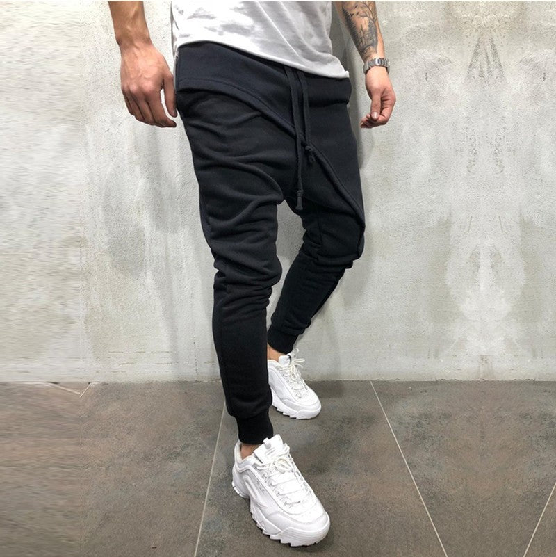 Pantalon de jogging superposé pour hommes