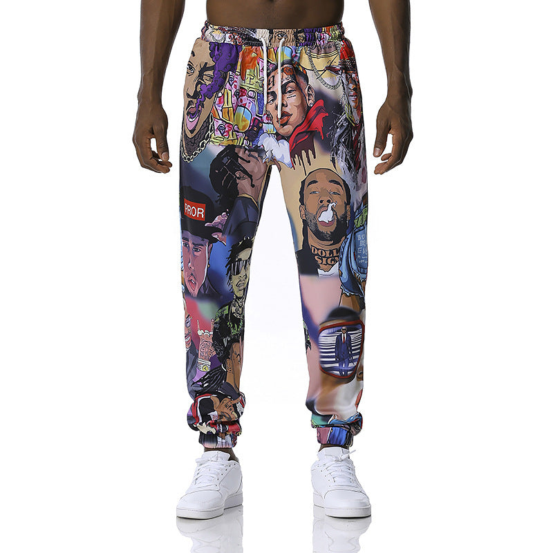 Pantalon de jogging imprimé pantalon décontracté