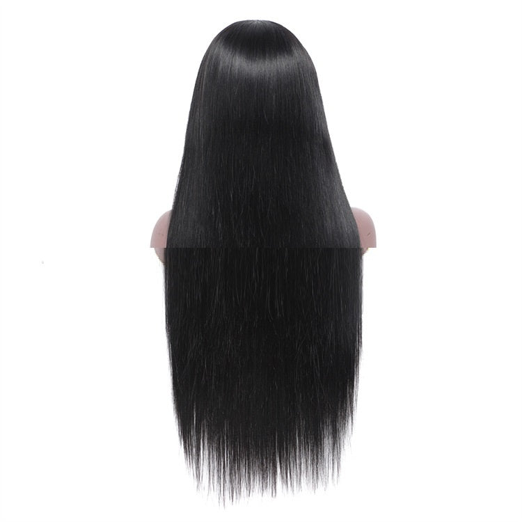 Bandeau à mécanisme de bande droite pour cheveux humains