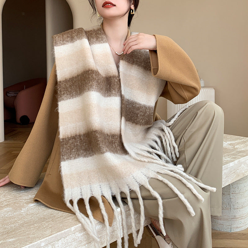 Cache-cou pour femme, tendance, stylé, assorti avec tout.
