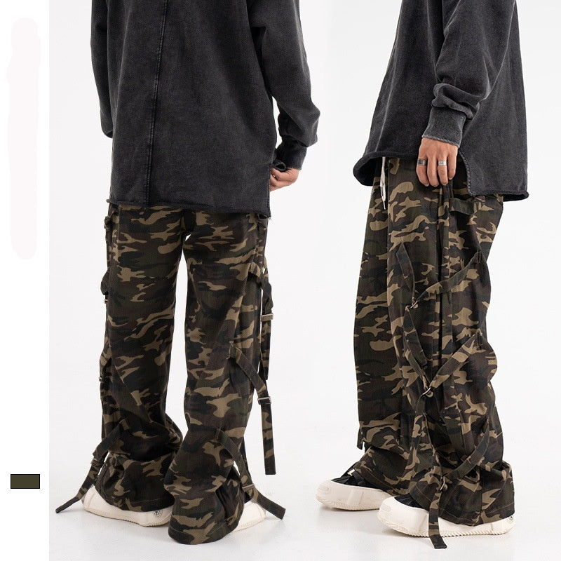 Pantalon Cargo de Camouflage américain rétro