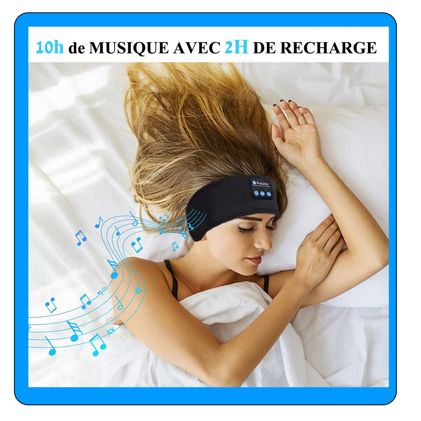Bandeau de sport et de sommeil Bluetooth.