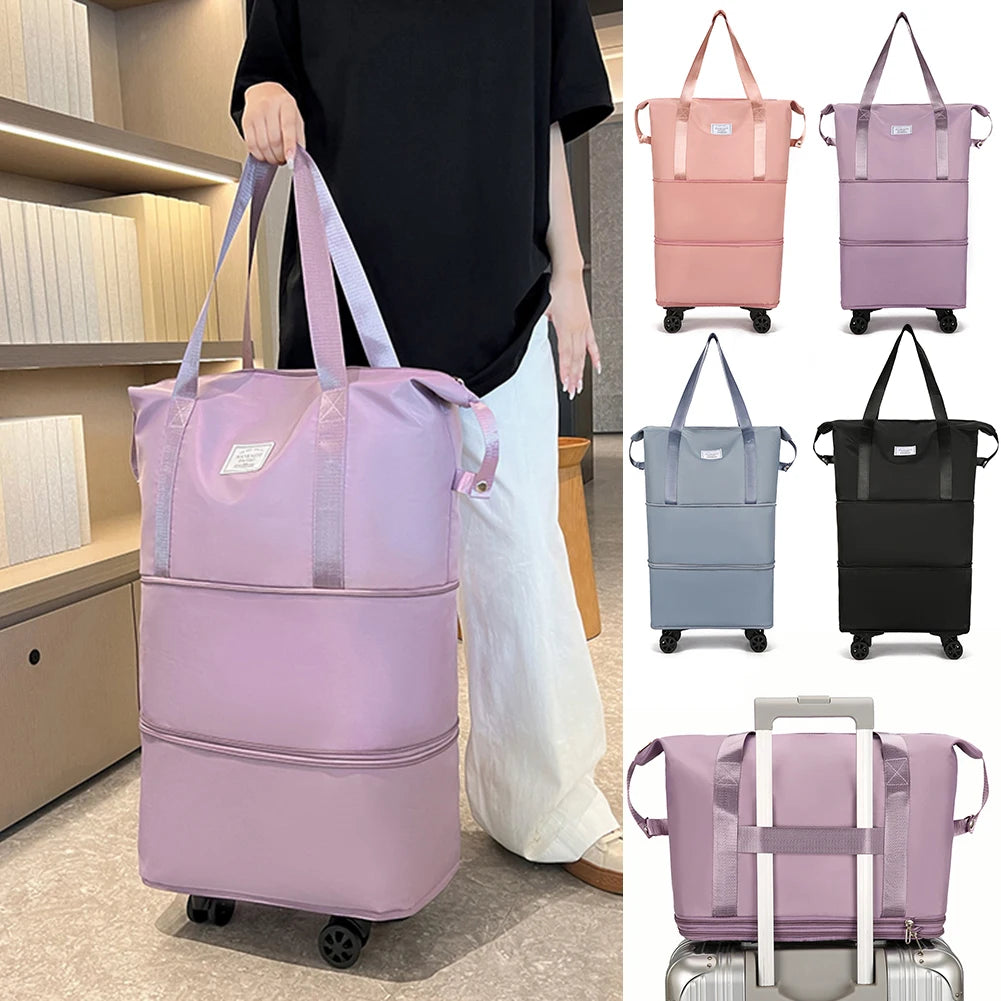 Sac de voyage universel à roulettes avec séparation.