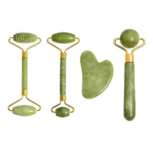 Masseur de visage "Jade naturel GuaSha".