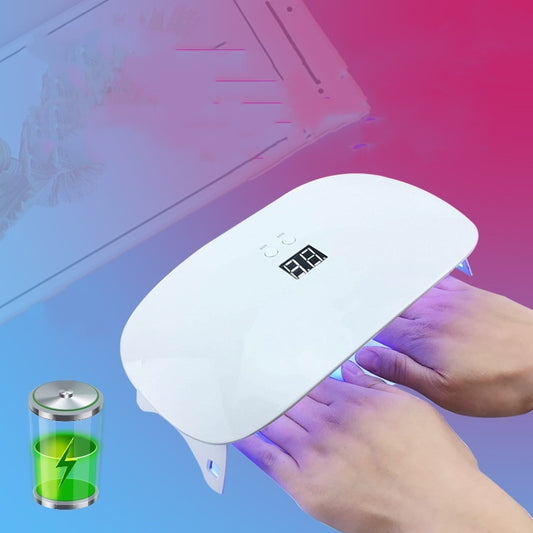 Machine de thérapie avec lampe d'ongles de 24W (rechargeable portative)
