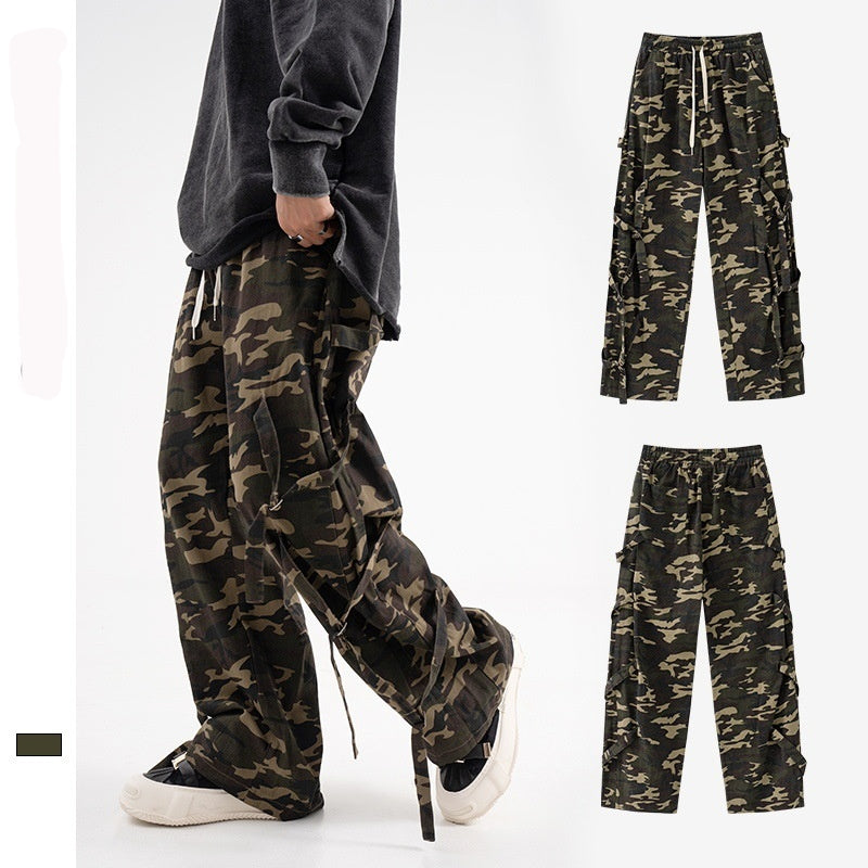Pantalon Cargo de Camouflage américain rétro