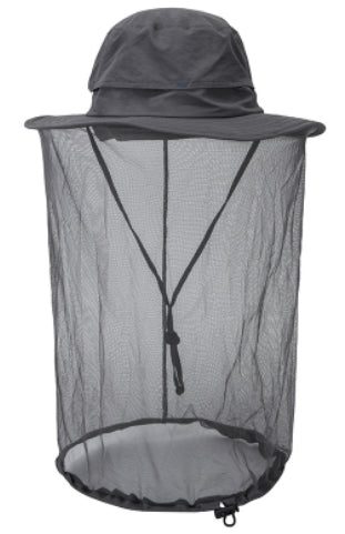 Chapeau anti-moustique et de protection solaire UV