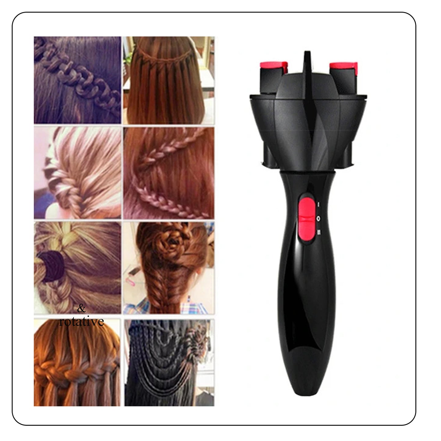 Tresseur de cheveux automatique.