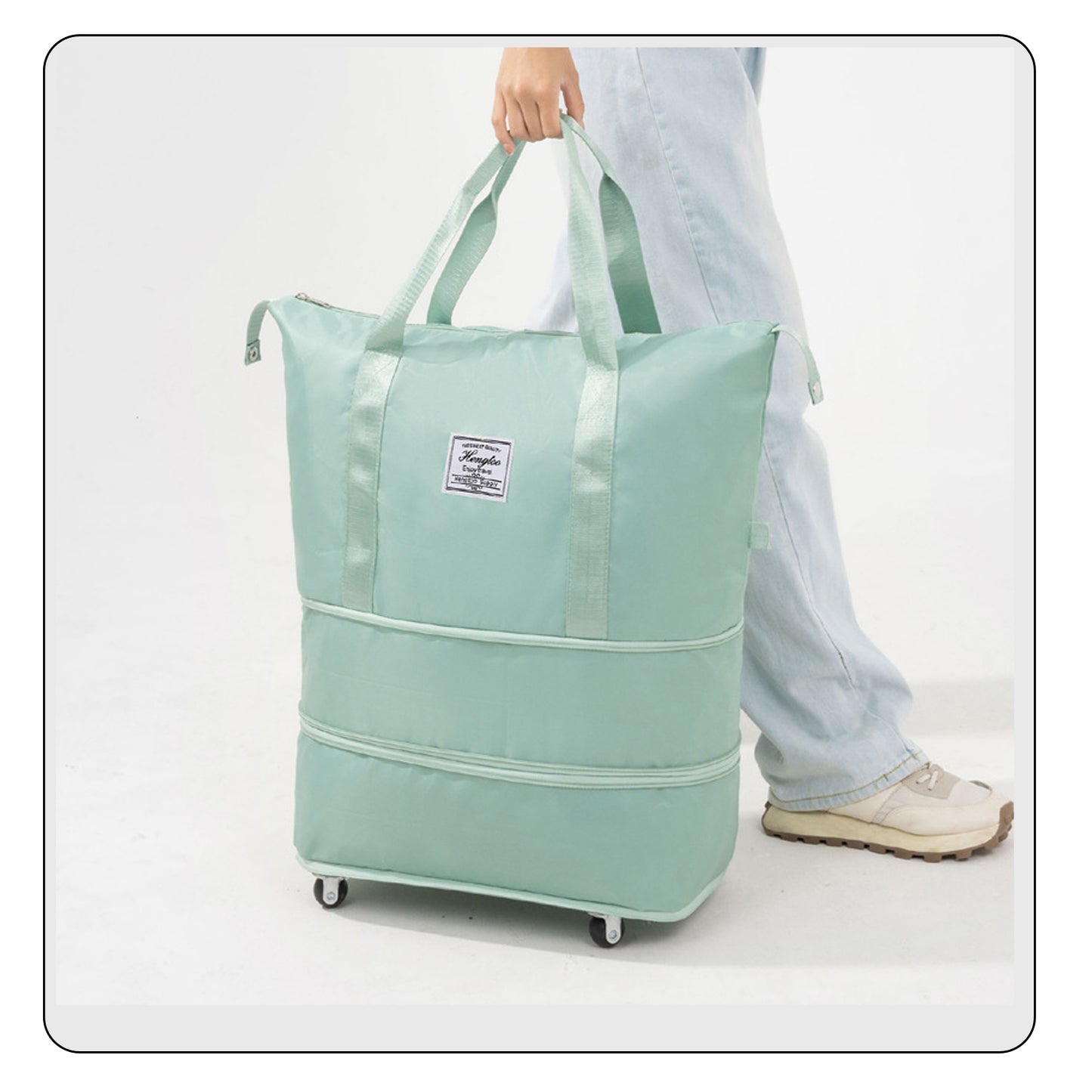Sac de voyage universel à roulettes avec séparation.