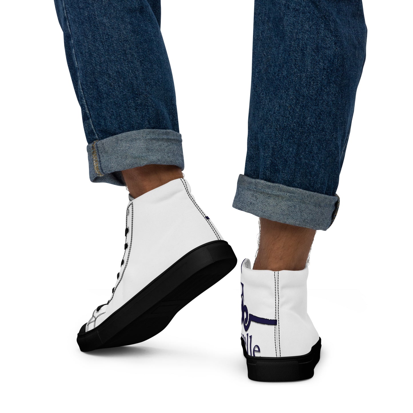 Baskets Gayelle hautes en toile homme.