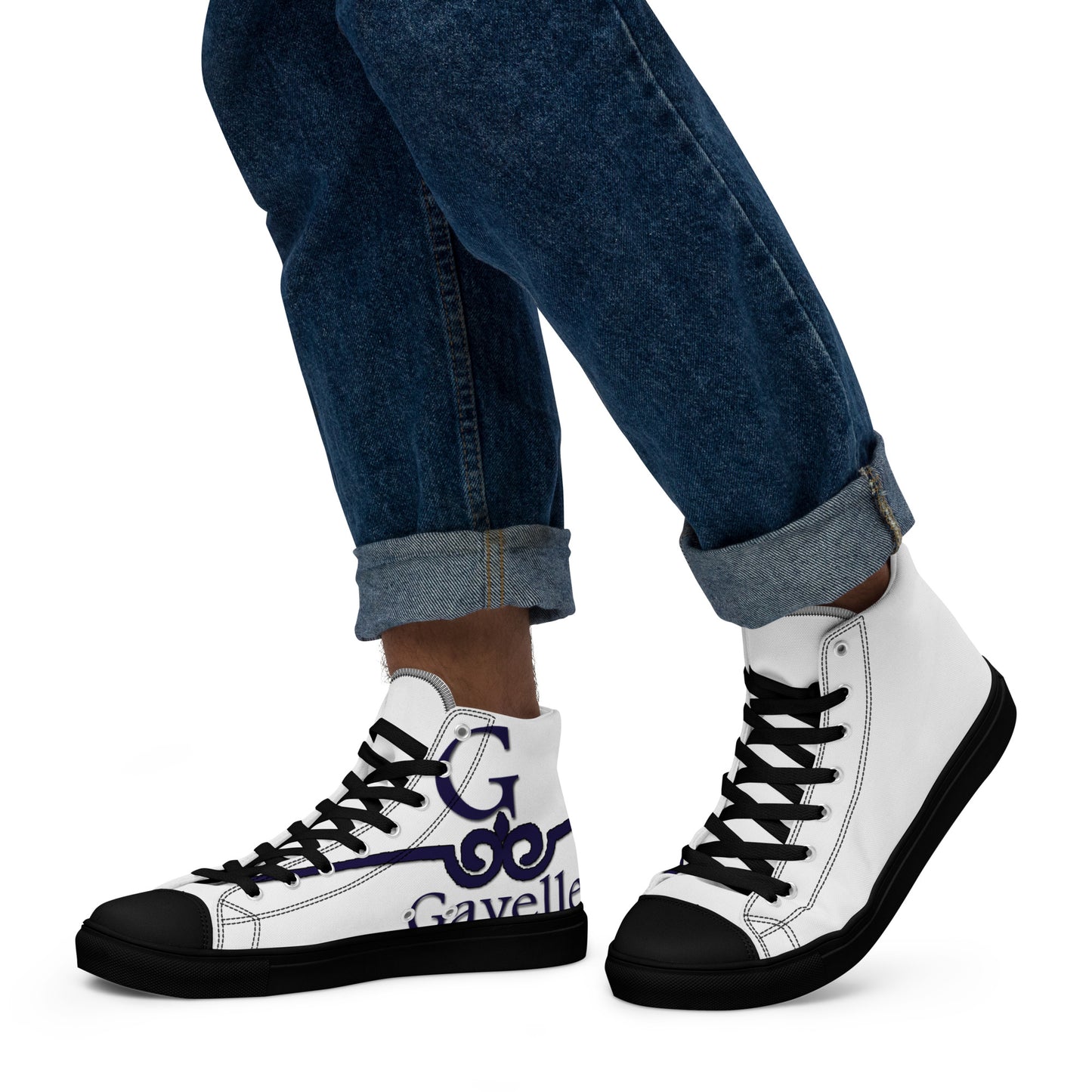 Baskets Gayelle hautes en toile homme.