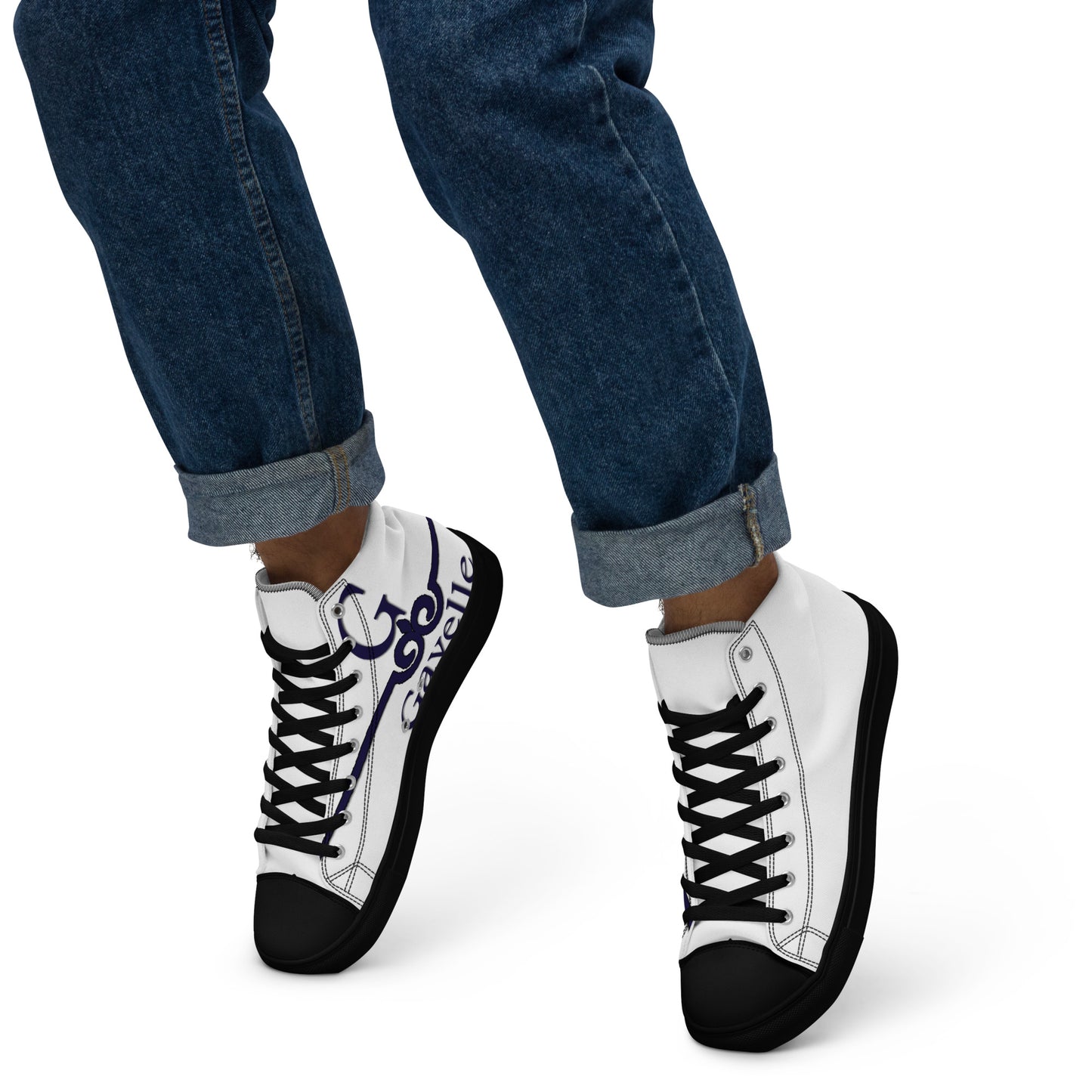 Baskets Gayelle hautes en toile homme.