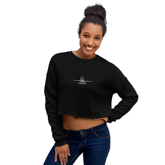Sweat-Shirt "sans capuche" Gayelle Crop-Top.