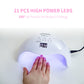 Sèche-vernis à ongles à induction avec lampe LED (photothérapie des ongles)