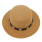 Chapeau de Jazz en laine chaude et Simple, décontracté, assorti avec tout, mode britannique, boucle en métal