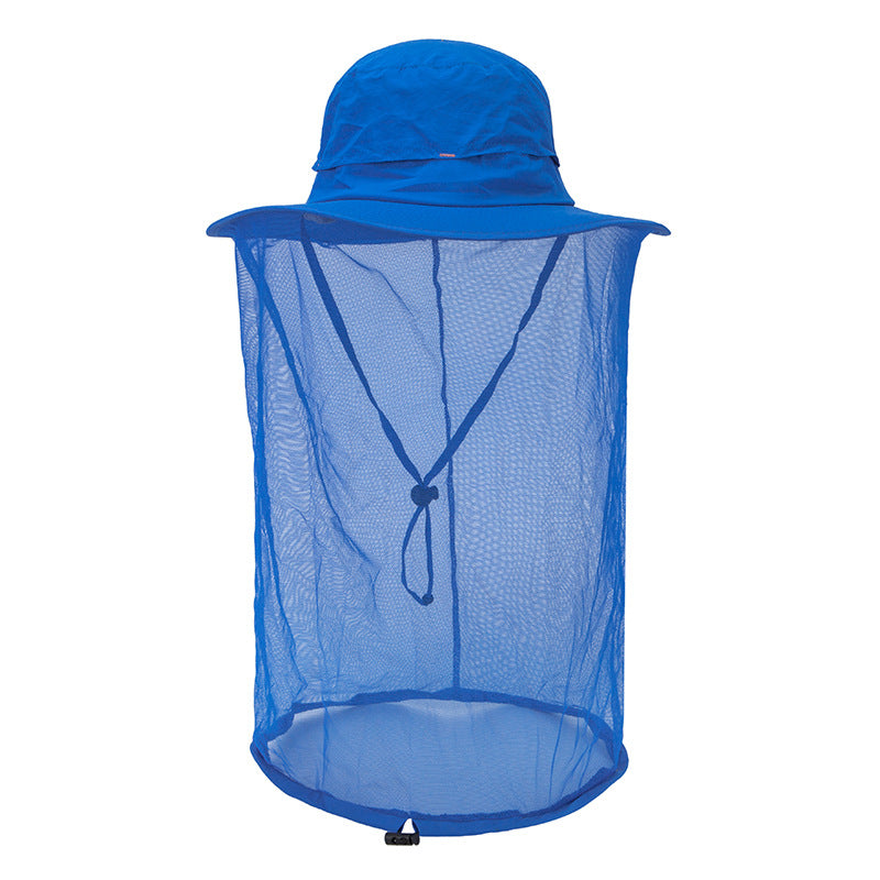 Chapeau anti-moustique et de protection solaire UV