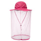 Chapeau anti-moustique et de protection solaire UV