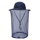 Chapeau anti-moustique et de protection solaire UV