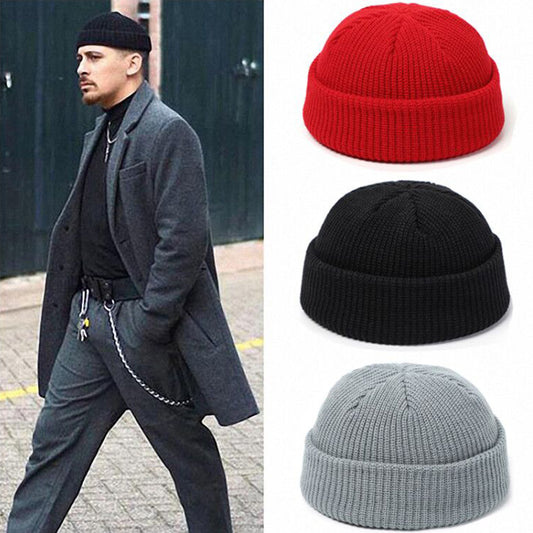 Chapeau en laine tricoté
